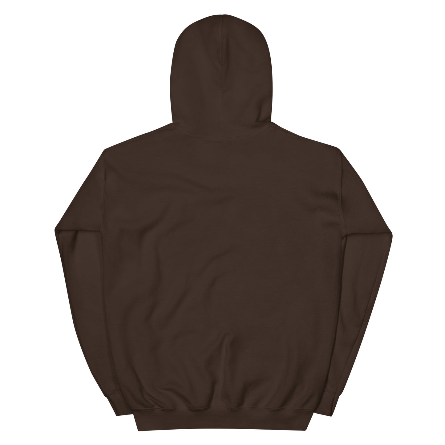 Bigfoot Spirit Animal Hoodie AI art design on Black Gildan hoodie - Back view