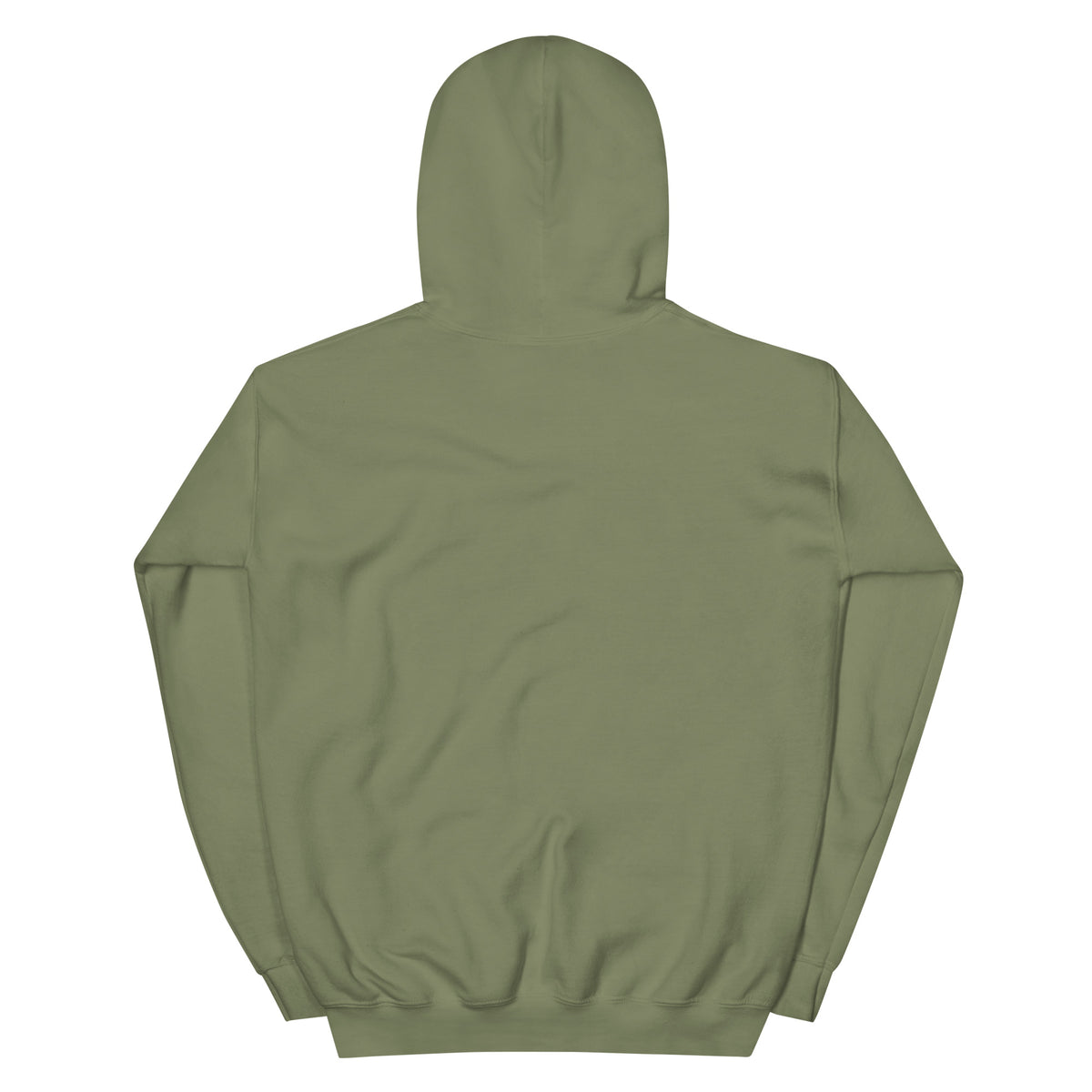 Bigfoot Spirit Animal Hoodie AI art design on Black Gildan hoodie - Back view