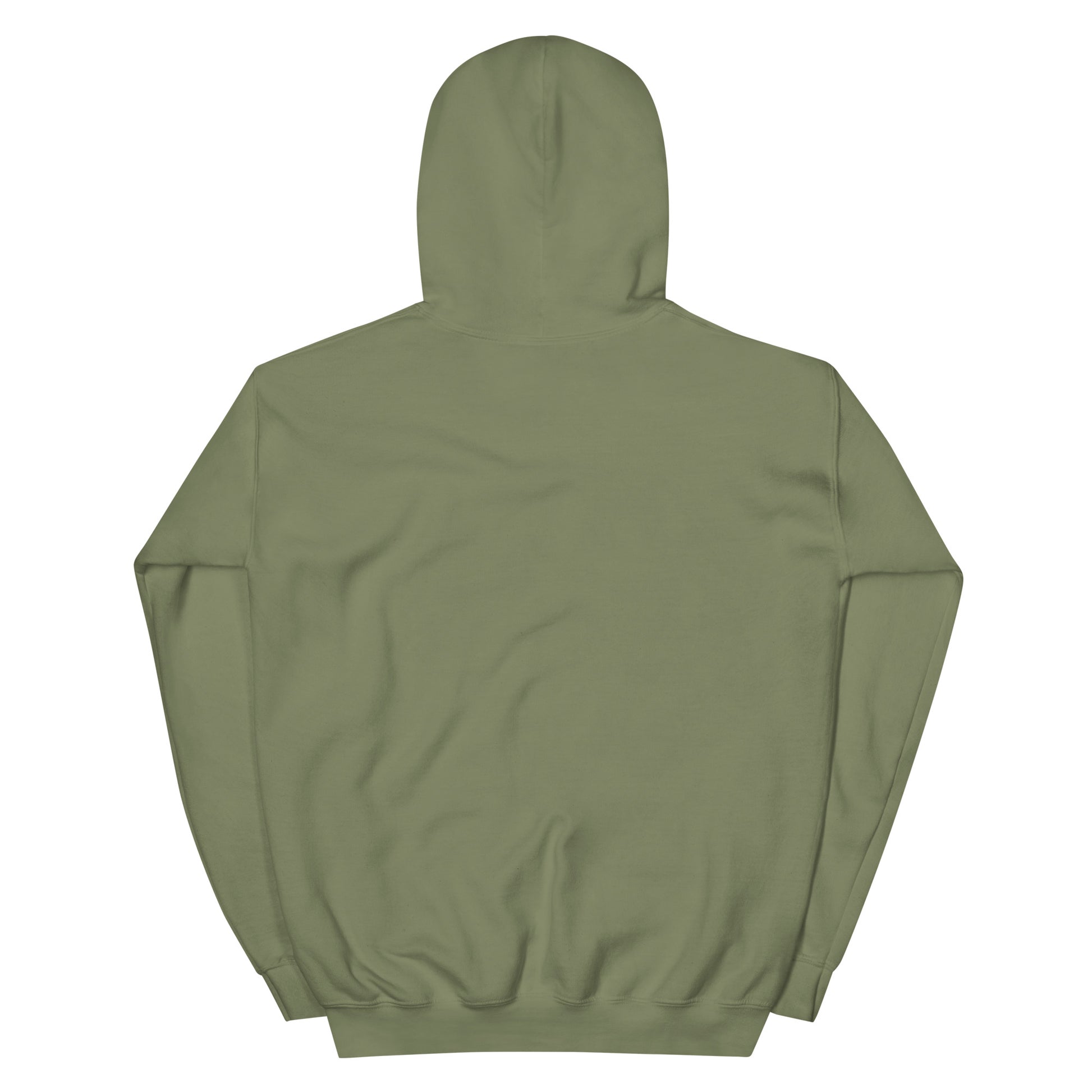 Bigfoot Spirit Animal Hoodie AI art design on Black Gildan hoodie - Back view