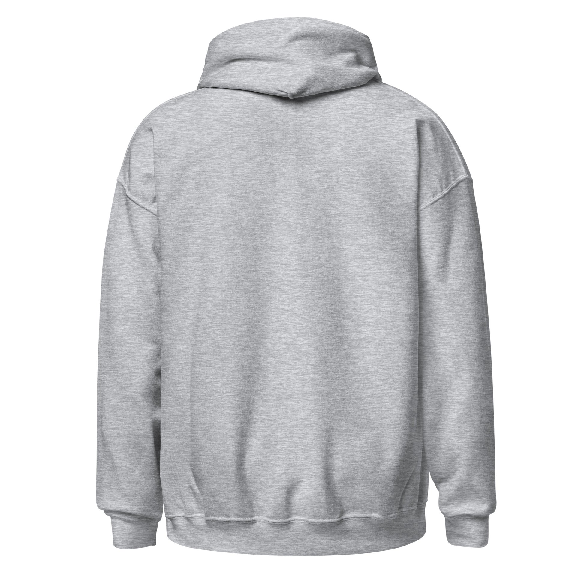 Dachshund AI art design on Black hoodie - Back view